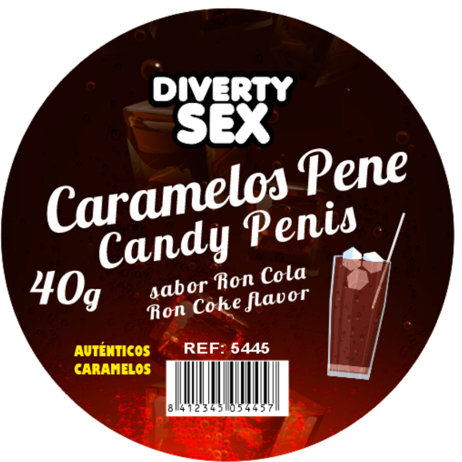 DIABLO PICANTE - 20 BONBONS AU PÉNIS SAVEUR RON COLA DIABLO PICANTE