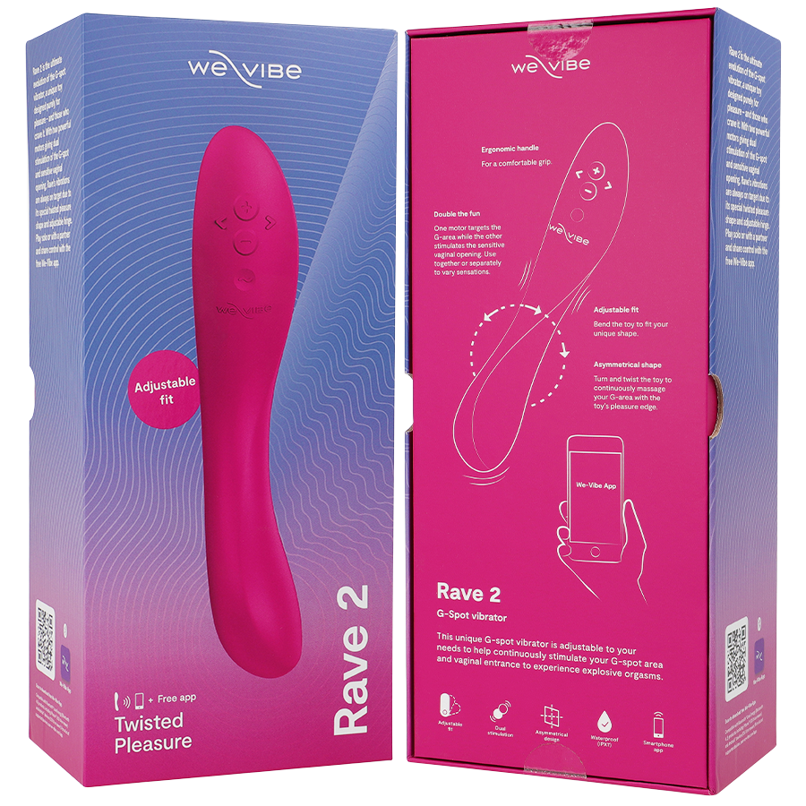 WE-VIBE - RAVE 2 VIBRATEUR POINT ROSE WE-VIBE
