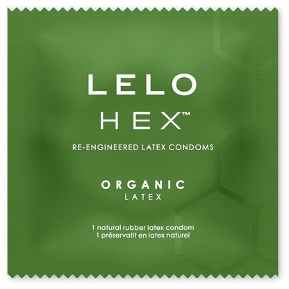 LELO - HEX BOÎTE DE PRÉSERVATIFS BIOLOGIQUES 3 UNITÉS LELO