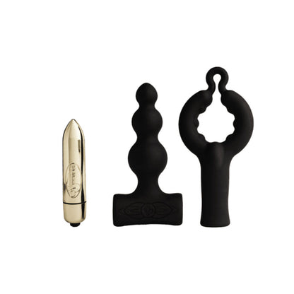 ROCKS-OFF - PETITE SENSATIONS BUBBLES ANAL PLUG VIBRATEUR NOIR ROCKS-OFF