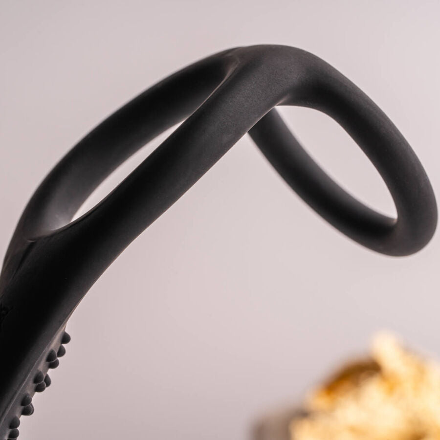 ROCKS-OFF - RO-ZEN RRO PLUG ANAL AVEC ANNEAU PÉNIS VIBRANT NOIR ROCKS-OFF
