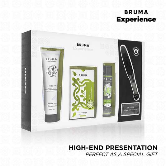 BRUMA XPERIENCE - KIT TENTATION PASTÈQUE DOUCE AVEC AMPLIFICATEUR D'ORGASME BRUMA