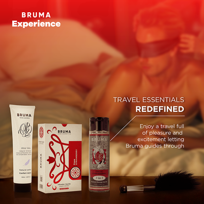 BRUMA XPERIENCE - KIT TENTATION VIBRO-ORGASMIQUE À LA FRAISE DOUCE BRUMA