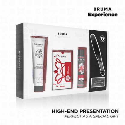 BRUMA XPERIENCE - KIT TENTATION VIBRO-ORGASMIQUE À LA FRAISE DOUCE BRUMA