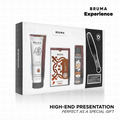 BRUMA XPERIENCE - KIT TENTATION DE TARTE AMÉRICAINE DOUCE AVEC AMPLIFICATEUR D'ORGASME BRUMA
