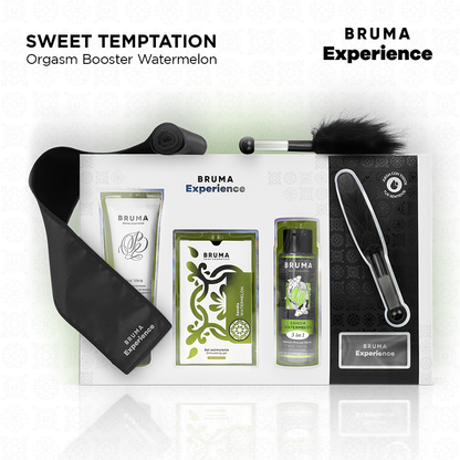 BRUMA XPERIENCE - KIT TENTATION PASTÈQUE DOUCE AVEC AMPLIFICATEUR D'ORGASME BRUMA