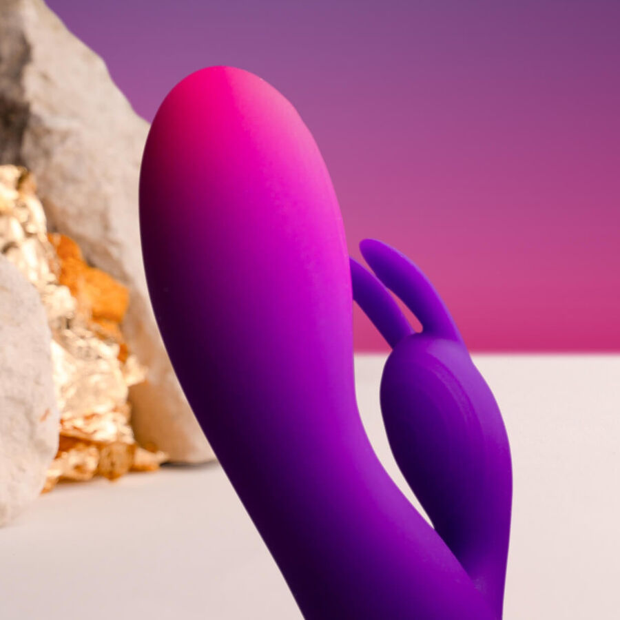 ROCKS-OFF - GLO-GIRL VIBRATEUR LAPIN VIOLET ROCKS-OFF