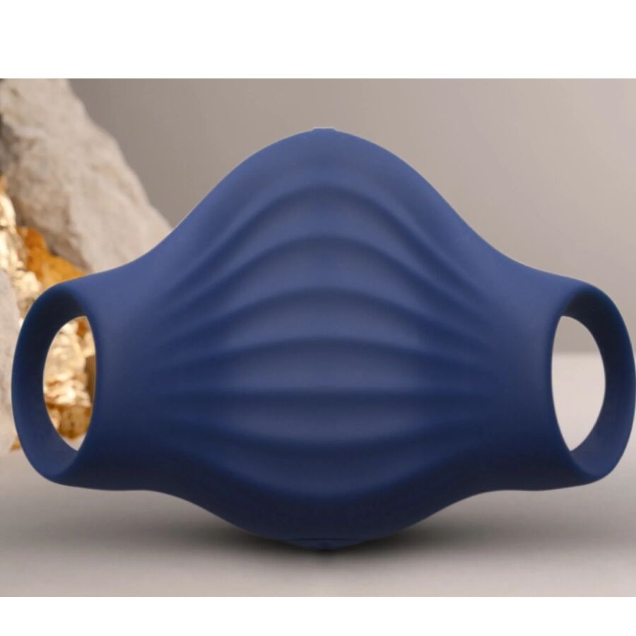 ROCKS-OFF - MASTURBATEUR VIBRATEUR FLEXIBLE PALM BLUE ROCKS-OFF