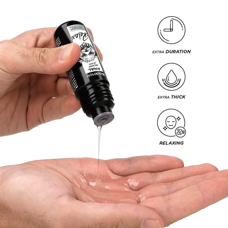 BLACK HOLE - RELAXANT ANAL JOJOBA RELAX BASE SILICONE 30 ML BLACK HOLE