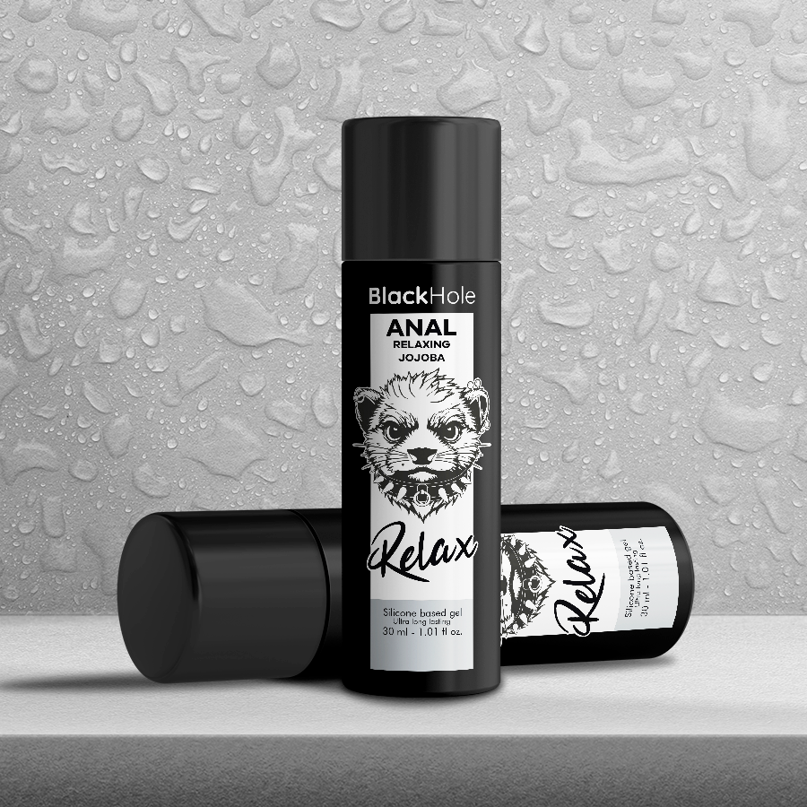 BLACK HOLE - RELAXANT ANAL JOJOBA RELAX BASE SILICONE 30 ML BLACK HOLE