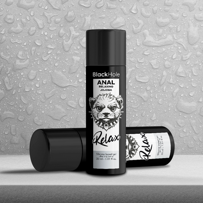 BLACK HOLE - RELAXANT ANAL JOJOBA RELAX BASE SILICONE 30 ML BLACK HOLE