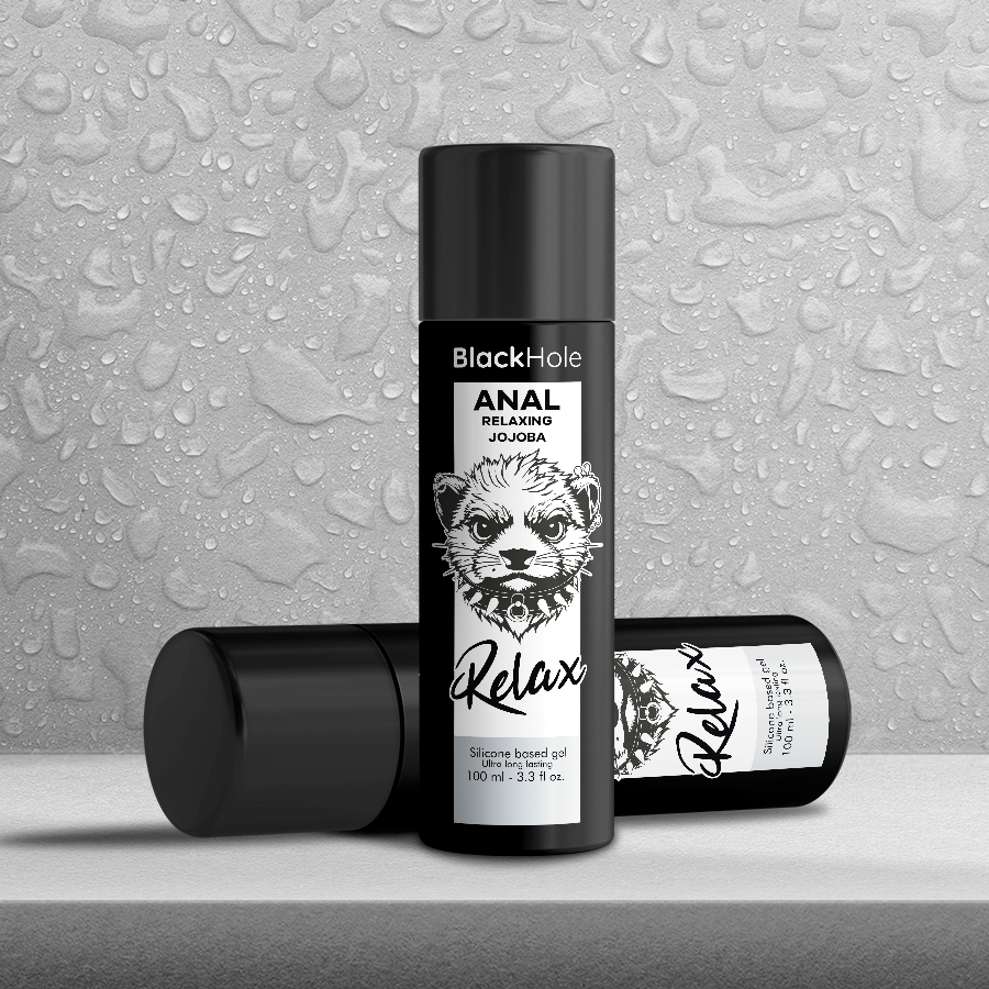 BLACK HOLE - RELAXANT ANAL JOJOBA RELAX BASE SILICONE 100 ML BLACK HOLE
