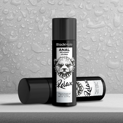BLACK HOLE - RELAXANT ANAL JOJOBA RELAX BASE SILICONE 100 ML BLACK HOLE