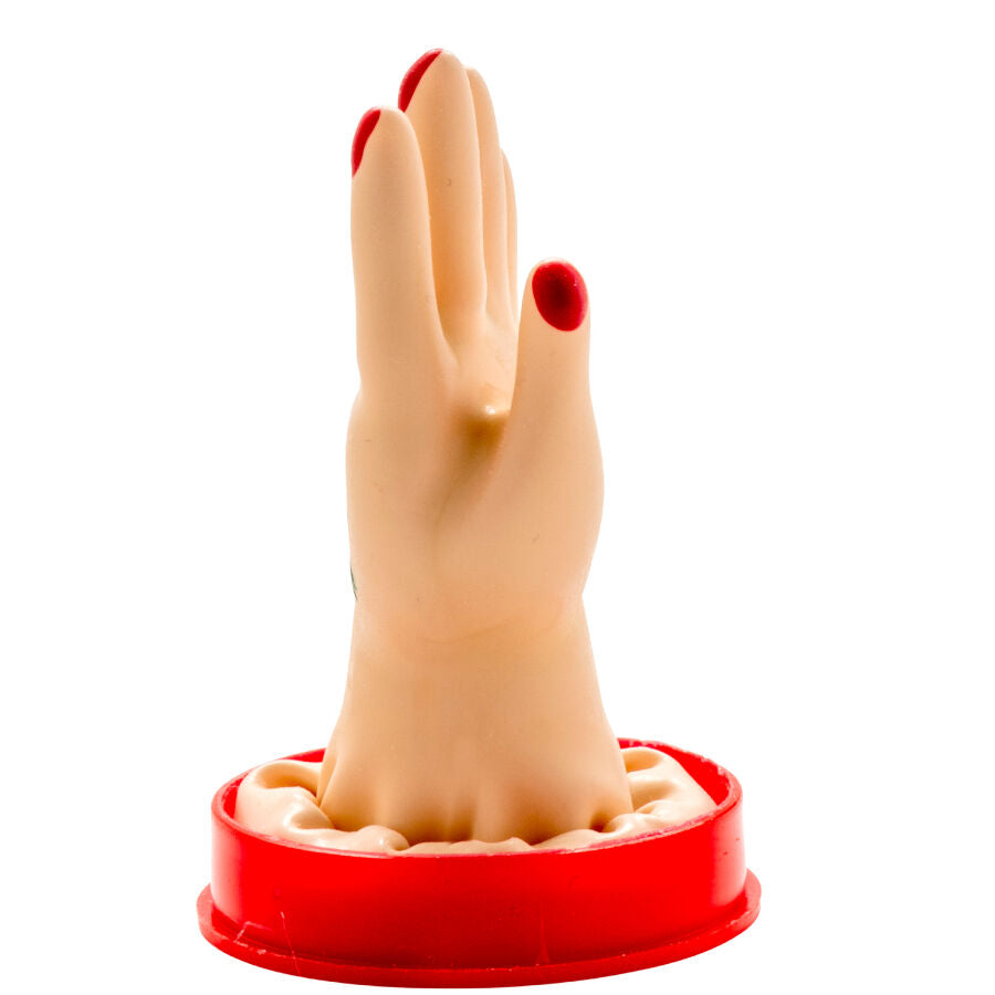 CONDOMERIE - PRÉSERVATIFS FANTAISIE PEINTS À LA MAIN MODÈLE MAIN 1 CONDOMERIE