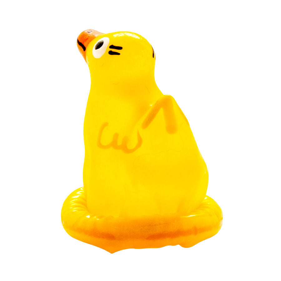 CONDOMERIE - PRÉSERVATIFS FANTAISIE PEINTS À LA MAIN EN FORME DE CANARD CONDOMERIE