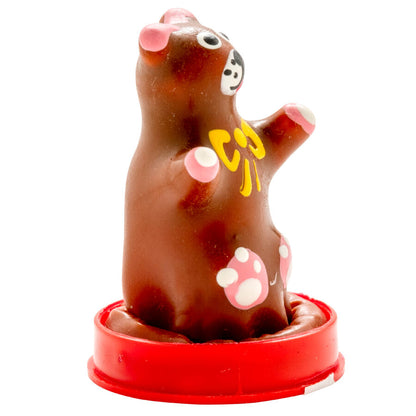 CONDOMERIE - PRÉSERVATIFS FANTAISIE PEINTS À LA MAIN OURS EN PELUCHE CONDOMERIE