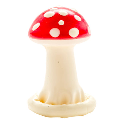 CONDOMERIE - PRÉSERVATIFS FANTAISIE PEINTS À LA MAIN MODÈLE CHAMPIGNON 1 CONDOMERIE
