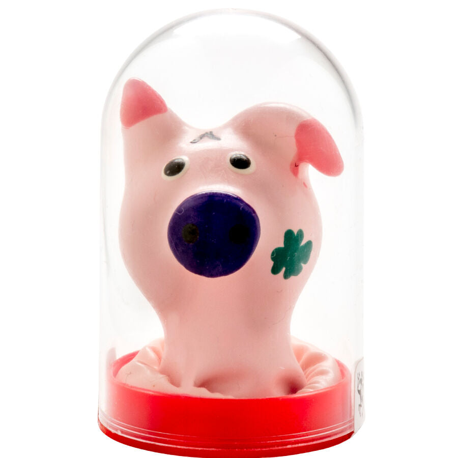 CONDOMERIE - PRÉSERVATIFS FANTAISIE PEINTS À LA MAIN TÊTE DE COCHON CONDOMERIE