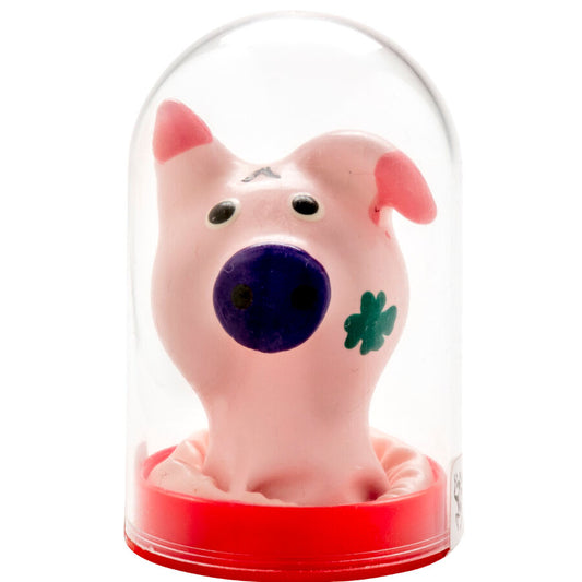 CONDOMERIE - PRÉSERVATIFS FANTAISIE PEINTS À LA MAIN TÊTE DE COCHON CONDOMERIE