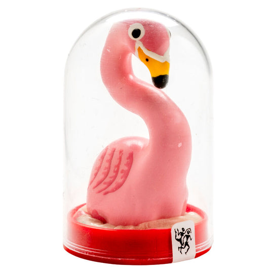 CONDOMERIE - PRÉSERVATIFS FANTAISIE PEINTS À LA MAIN ROSE FLAMANT CONDOMERIE