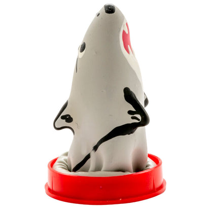 CONDOMERIE - PRÉSERVATIFS FANTAISIE PEINTS À LA MAIN MODÈLE REQUIN 1 CONDOMERIE
