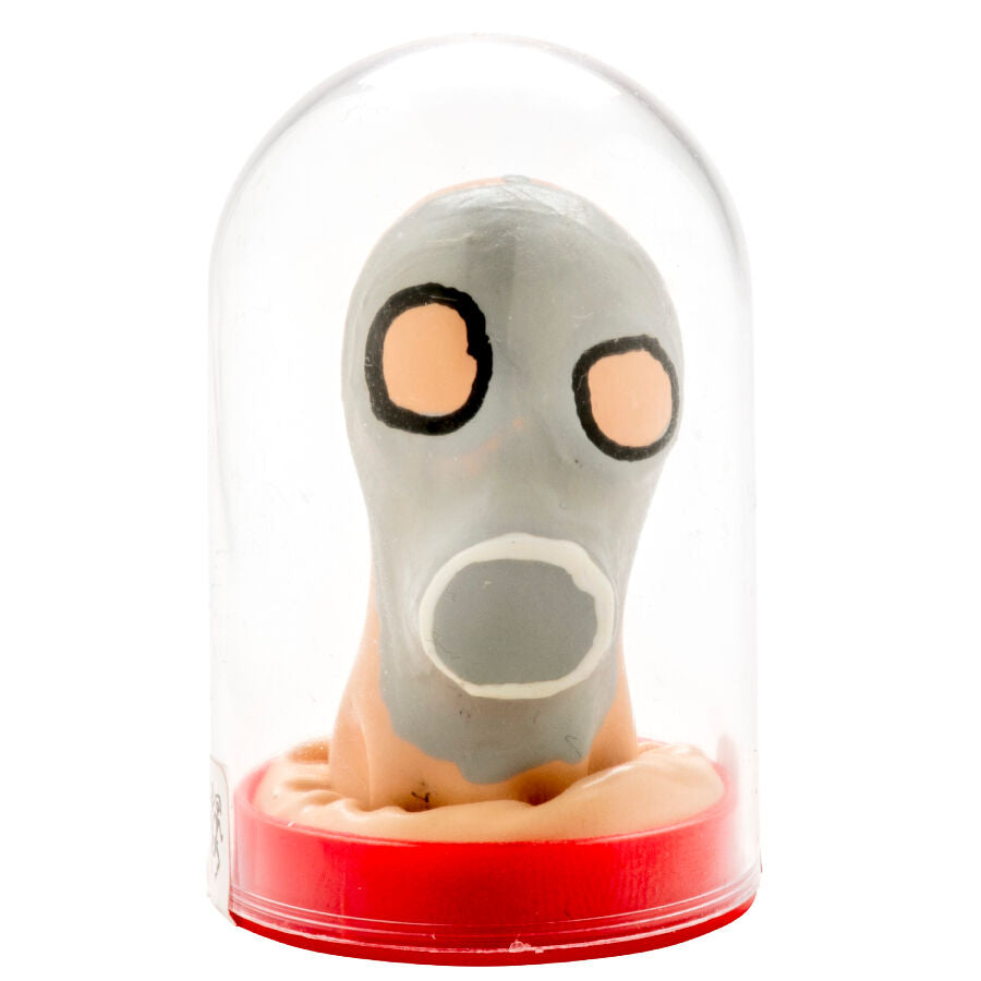 CONDOMERIE - PRÉSERVATIFS FANTAISIE PEINTS À LA MAIN MASQUE À GAZ CONDOMERIE