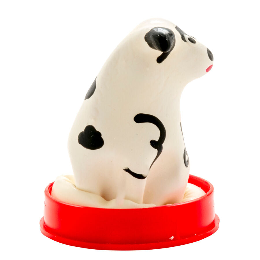 CONDOMERIE - PRÉSERVATIFS FANTAISIE PEINTS À LA MAIN CHIEN DALMATIEN CONDOMERIE