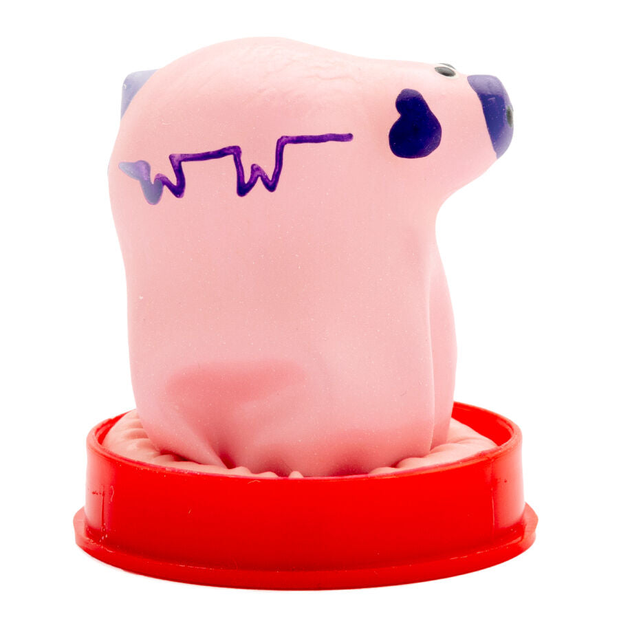 CONDOMERIE - PRÉSERVATIFS FANTAISIE PEINTS À LA MAIN PETIT COCHON CONDOMERIE