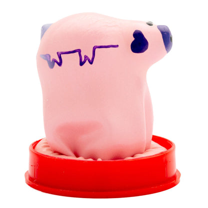 CONDOMERIE - PRÉSERVATIFS FANTAISIE PEINTS À LA MAIN PETIT COCHON CONDOMERIE