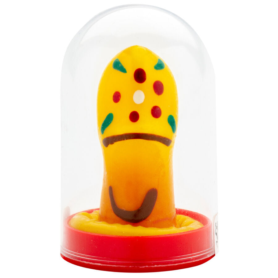 CONDOMERIE - SABOTS DE PRÉSERVATIFS FANTAISIE PEINTS À LA MAIN CONDOMERIE