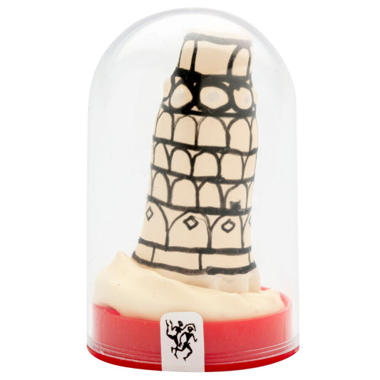 CONDOMERIE - PRÉSERVATIFS FANTAISIE PEINTS À LA MAIN TOUR DE PISE CONDOMERIE