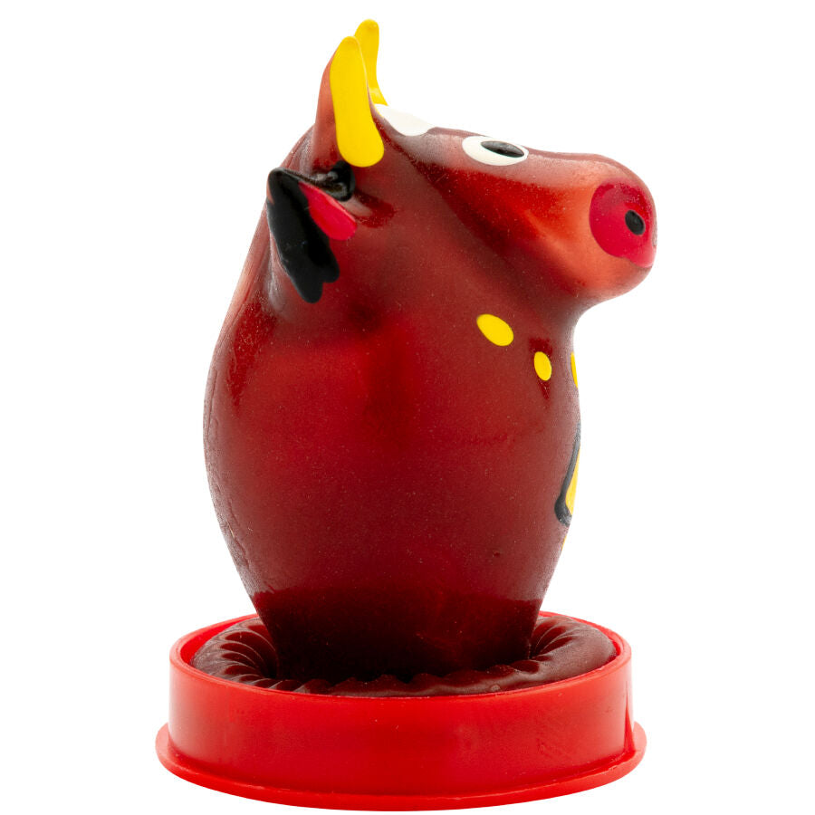 CONDOMERIE - PRÉSERVATIFS FANTAISIE PEINTS À LA MAIN MODÈLE TAUREAU 1 CONDOMERIE