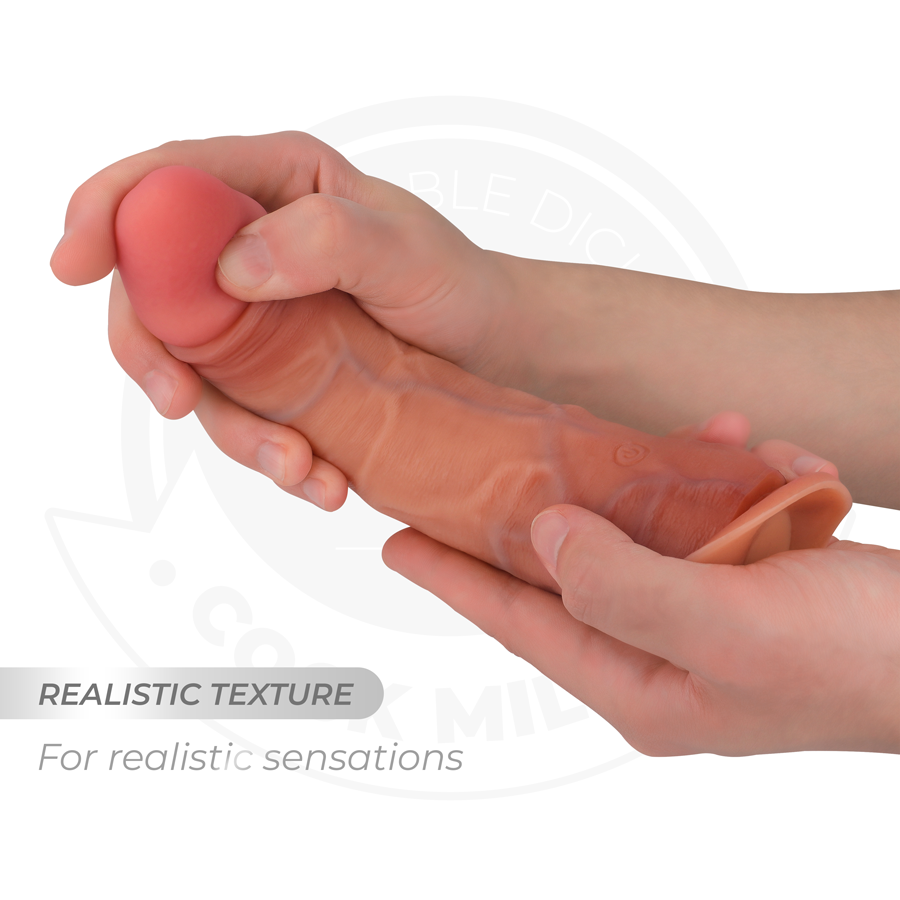 COCK MILLER - GODE RÉALISTE AVEC VENTOUSE ET TÉLÉCOMMANDE VIBRATIONS 19,5 CM COCK MILLER
