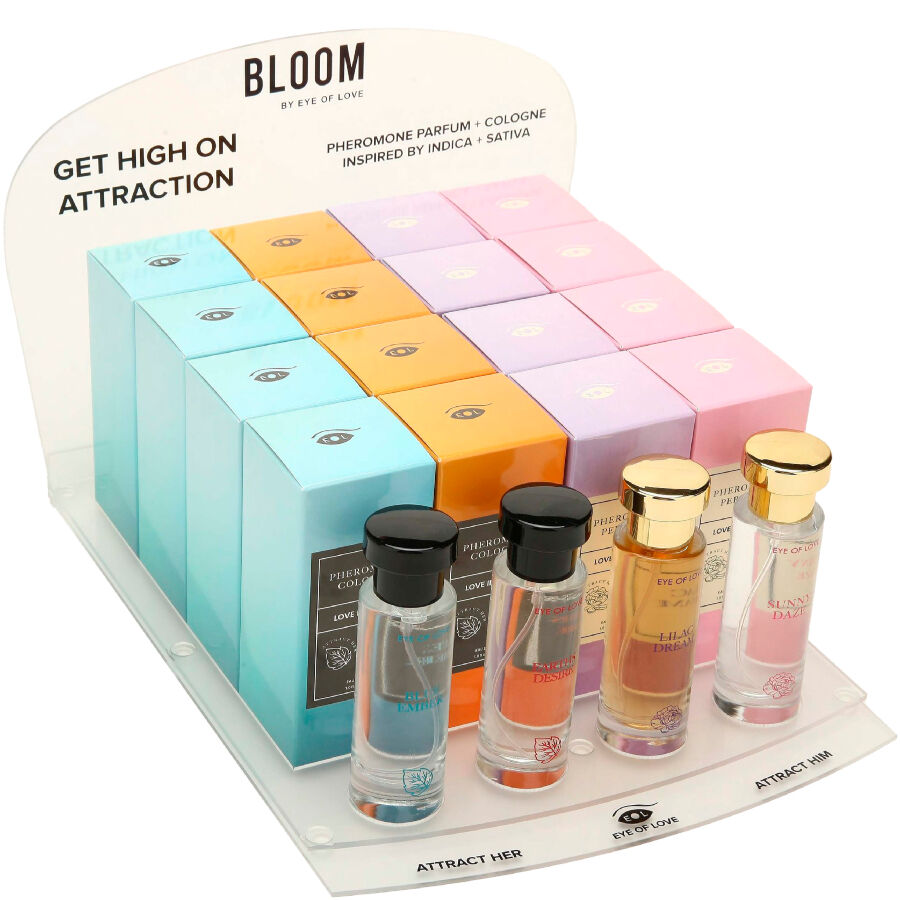 EYE OF LOVE - BLOOM PRÉSENTOIR 4X6 PARFUMS 10 ML EYE OF LOVE
