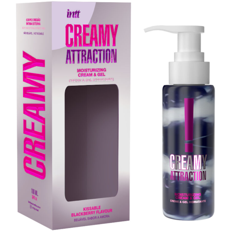 INTT RELEASES - CRÈME ET GEL À LA SAVEUR DE MÛRE KISSABLE 100 ML INTT RELEASES
