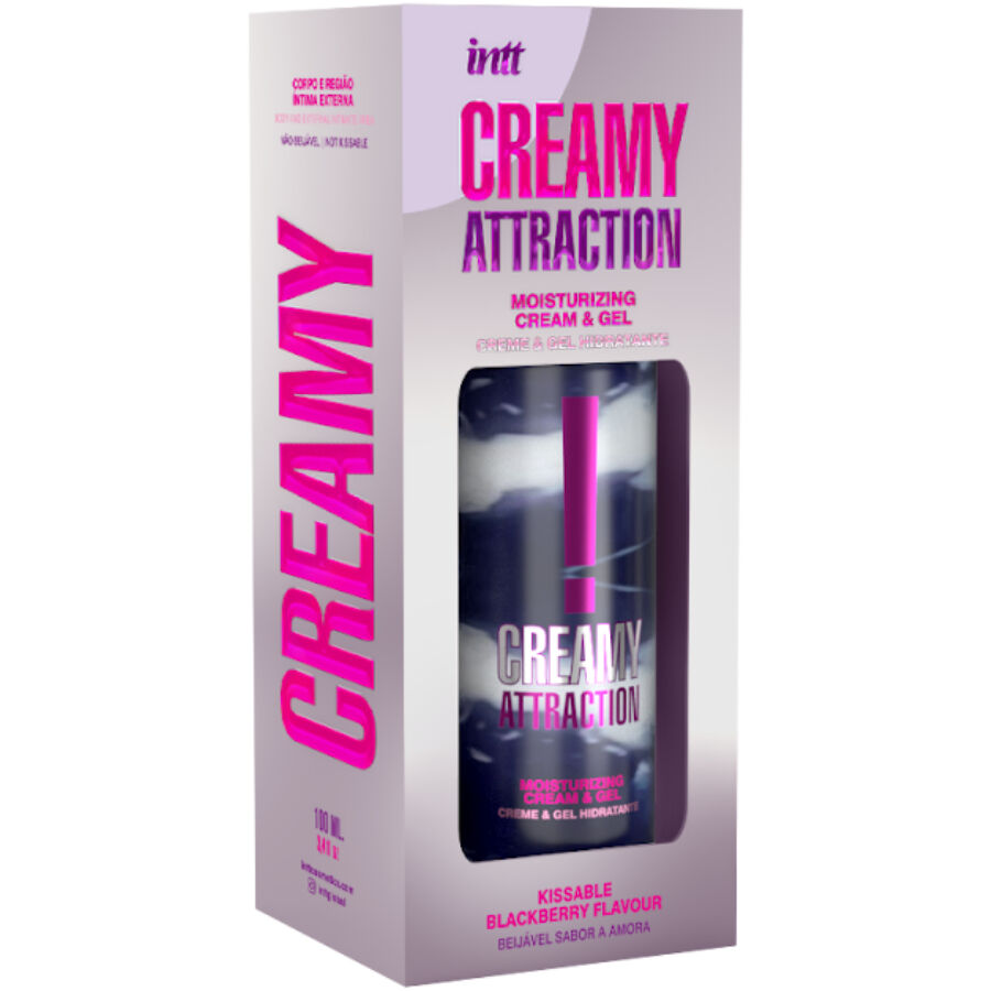 INTT RELEASES - CRÈME ET GEL À LA SAVEUR DE MÛRE KISSABLE 100 ML INTT RELEASES