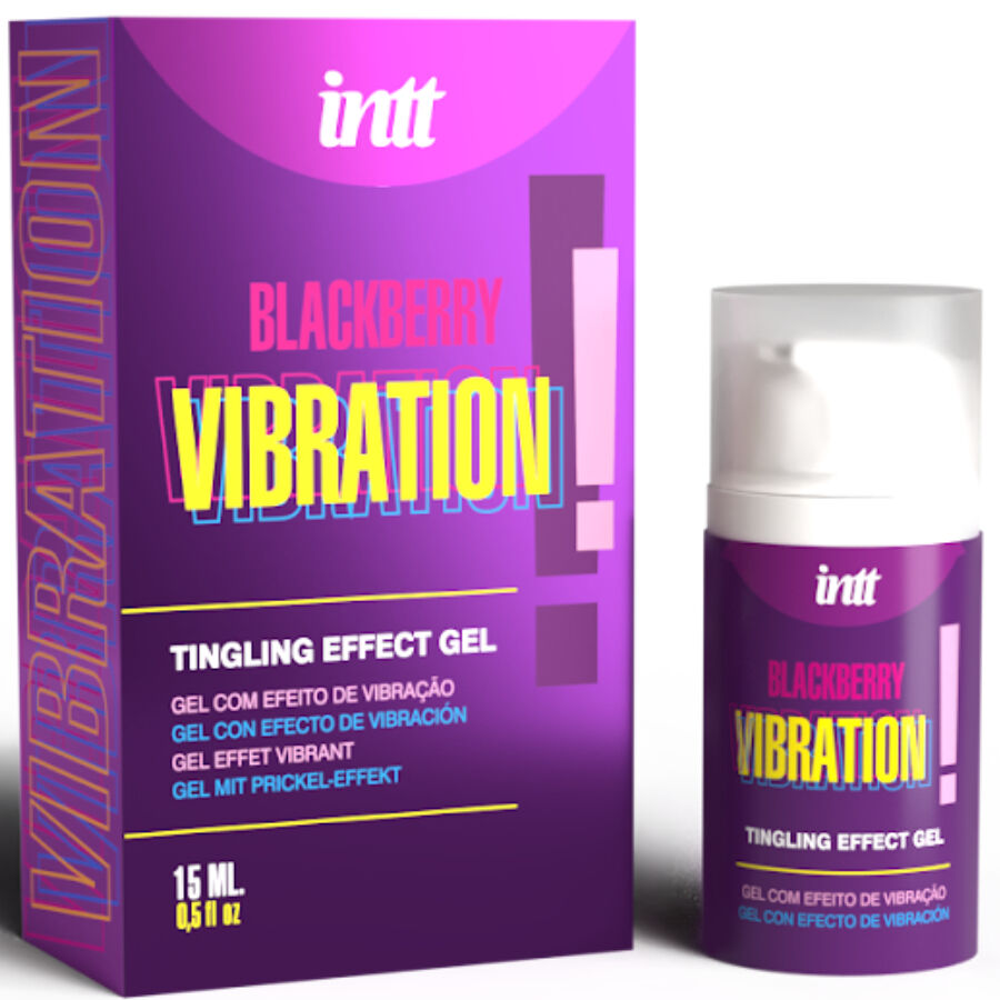 INTT RELEASES - GEL VIBRANT LIQUIDE SAVEUR MÛRE 15 ML INTT RELEASES