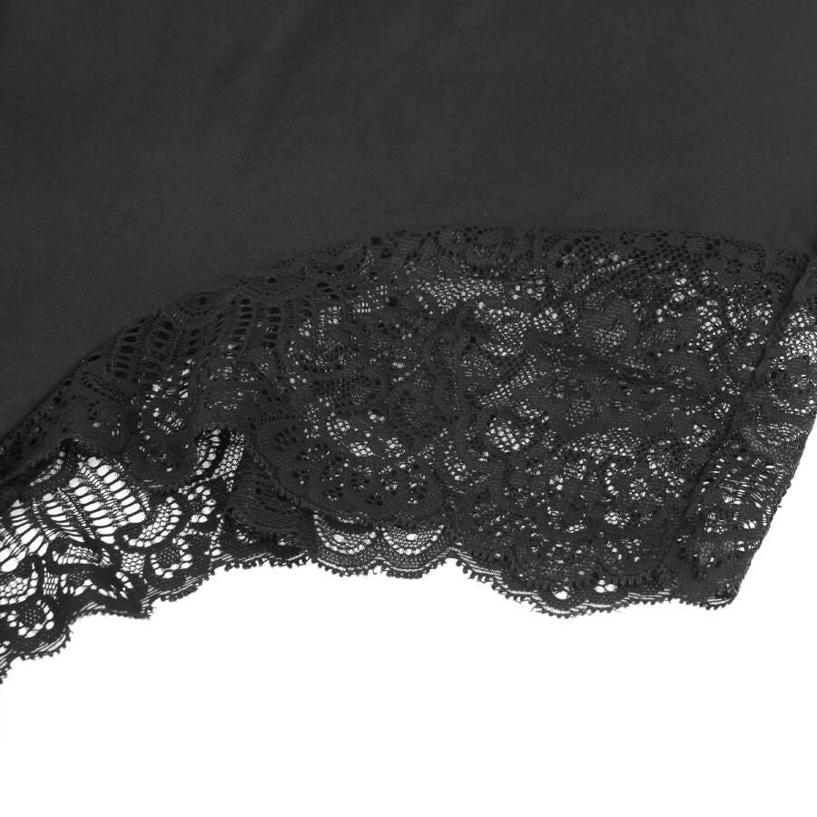 SUBBLIME - TEDDY DÉTAIL DENTELLE FLORALE NOIR S/M SUBBLIME BODIES