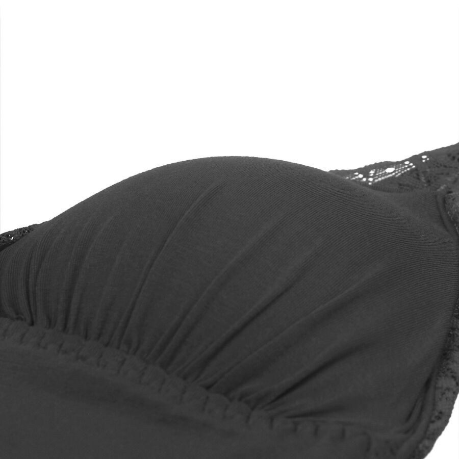 SUBBLIME - TEDDY DÉTAIL DENTELLE FLORALE NOIR L/XL SUBBLIME BODIES