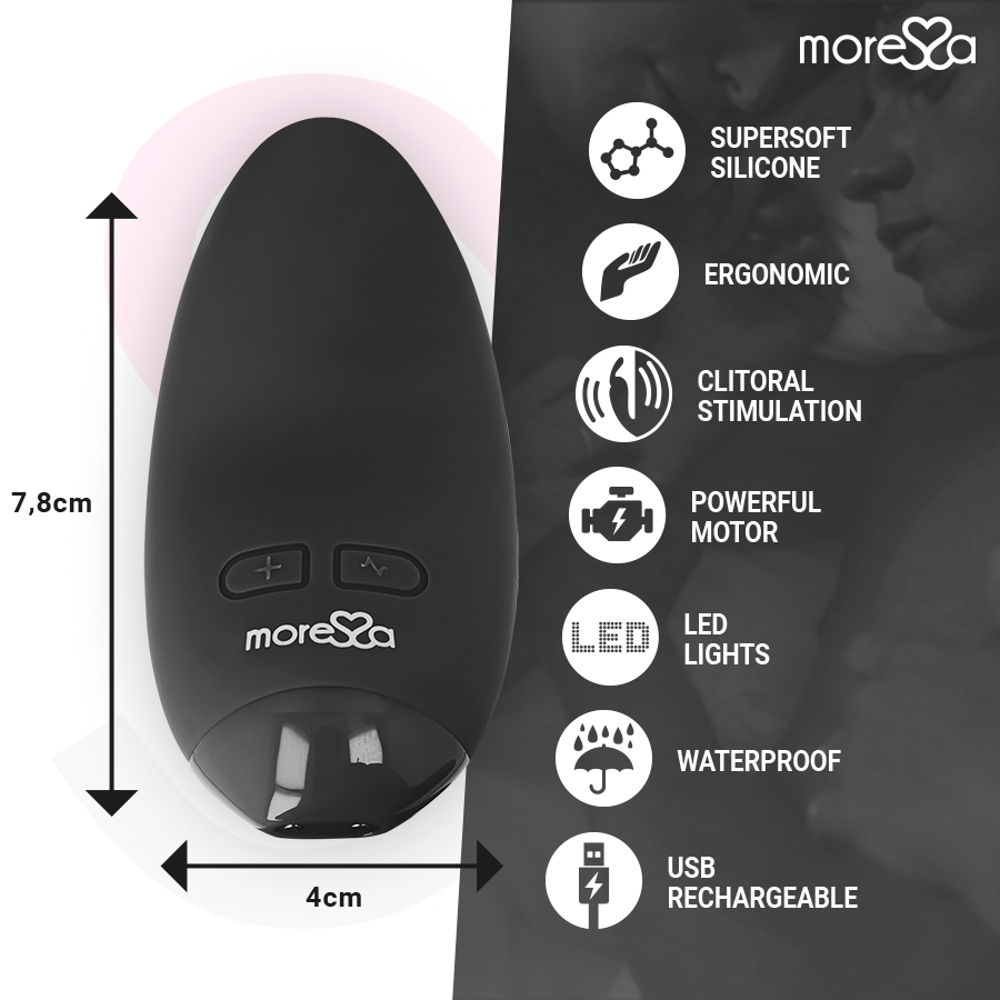 MORESSA - VIBRATEUR BLOSSOM NOIR MORESSA