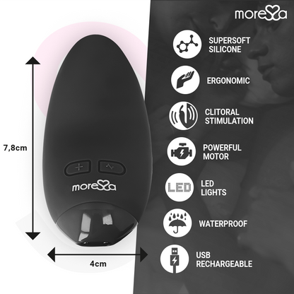 MORESSA - VIBRATEUR BLOSSOM NOIR MORESSA