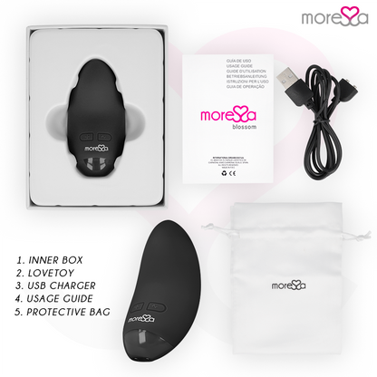 MORESSA - VIBRATEUR BLOSSOM NOIR MORESSA