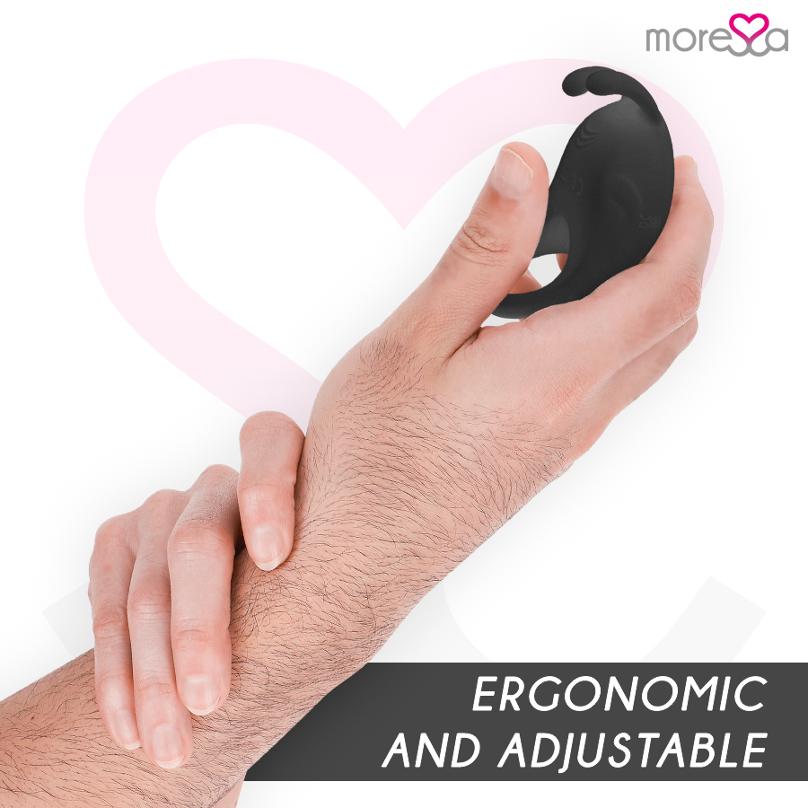 MORESSA - BRAD PREMIUM SILICONE RECHARGEABLE NOIR MORESSA
