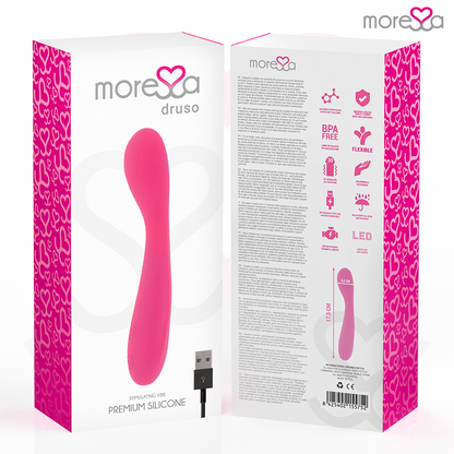 MORESSA - DRUSO RECHARGEABLE EN SILICONE PREMIUM MORESSA