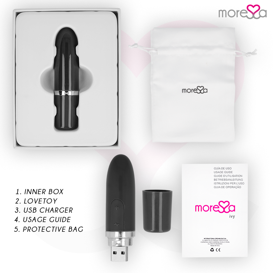 MORESSA - IVY VIBRATEUR STIMULATEUR VOYAGE NOIR MORESSA