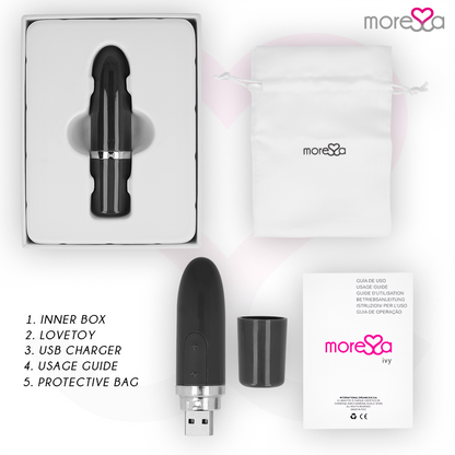MORESSA - IVY VIBRATEUR STIMULATEUR VOYAGE NOIR MORESSA