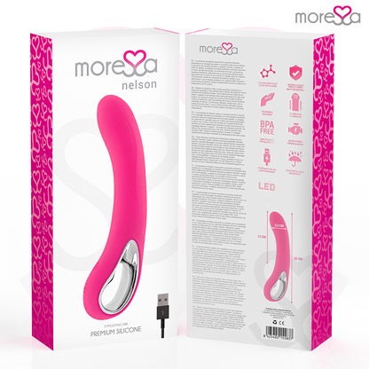 MORESSA - NELSON RECHARGEABLE EN SILICONE PREMIUM MORESSA