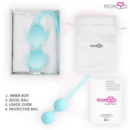 MORESSA - OSIAN TROIS SILICONE TURQUOISE PREMIUM MORESSA