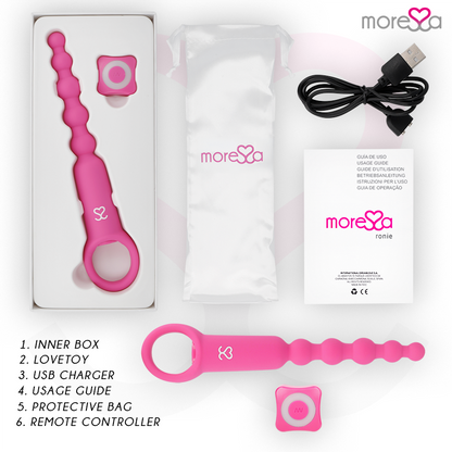 MORESSA - RONIE TÉLÉCOMMANDE PLAISIR ANAL ROSE MORESSA