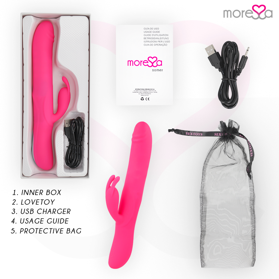 MORESSA - VIBRATEUR SOMER PREMIUM  ROTATIONS MULTIPLES MORESSA